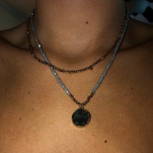 Double strand necklace